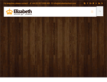 Tablet Screenshot of elizabethschool.com